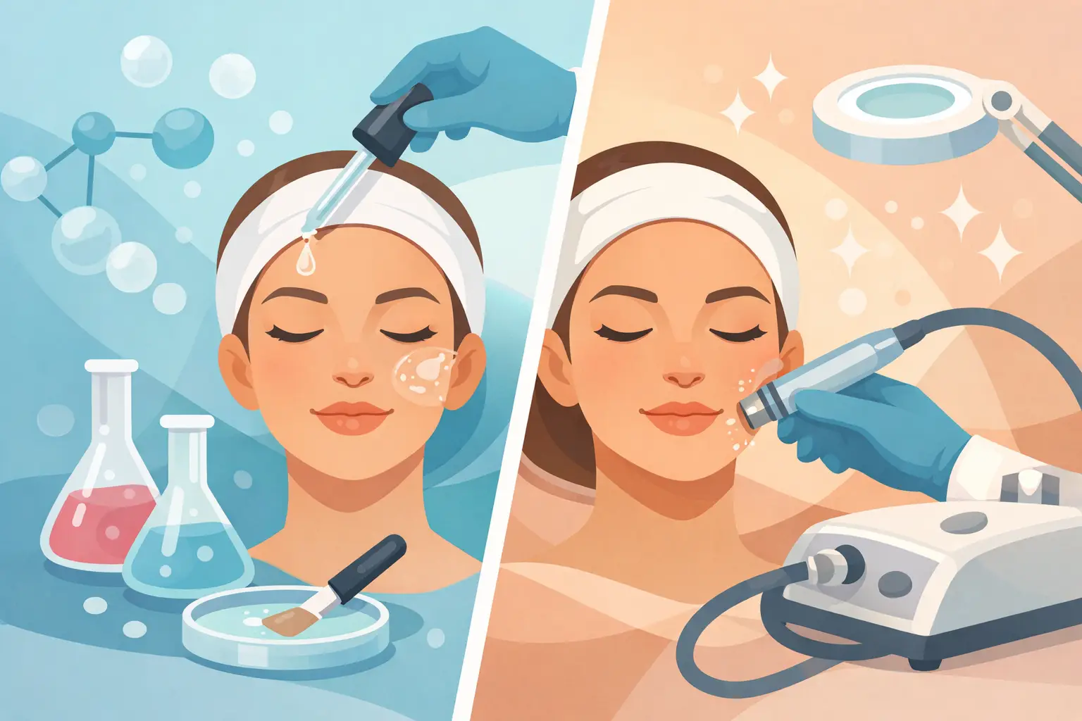 Химичен пилинг или микродермабразио