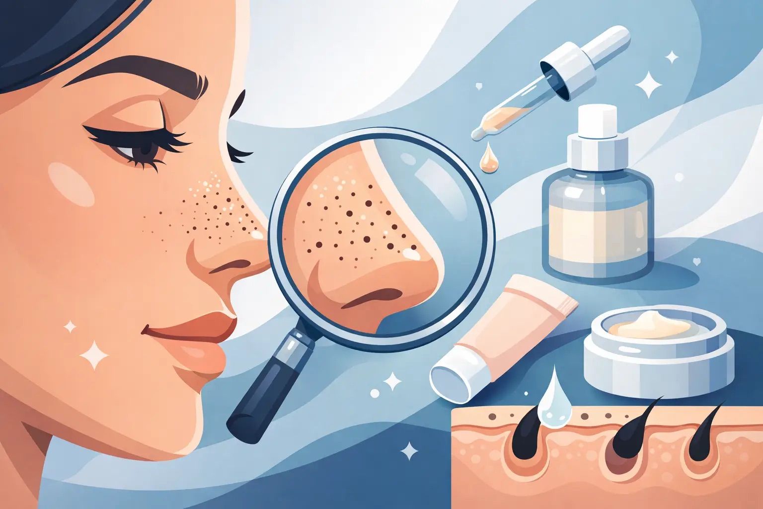 Черни точки без дразнене - Какво работи