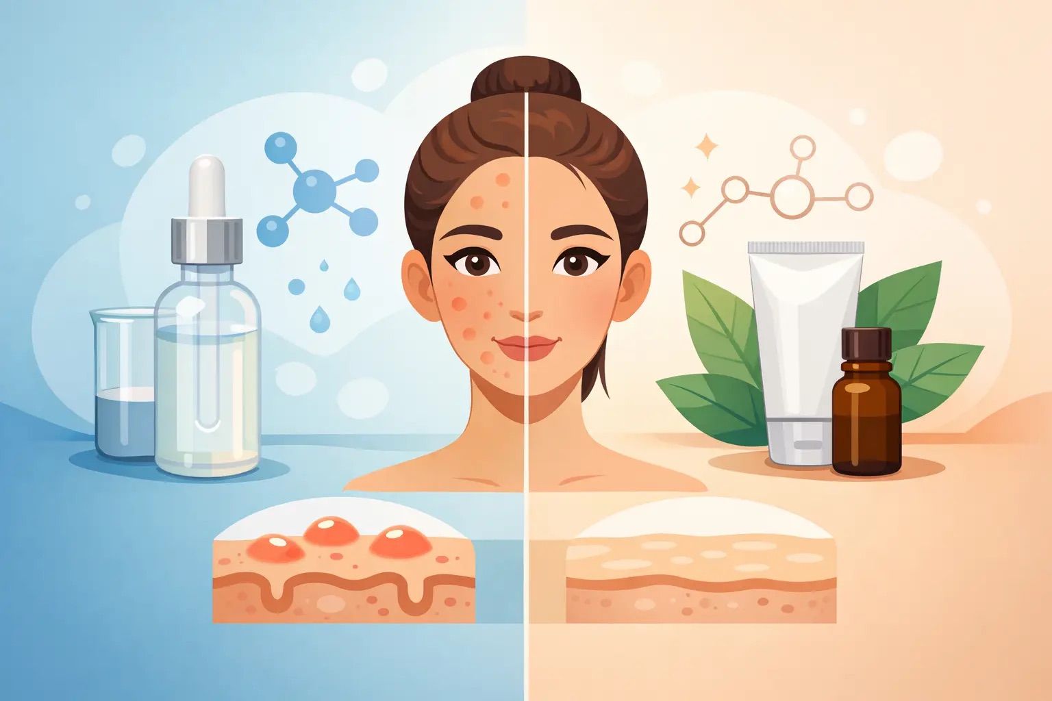 Ниацинамид или азелаинова киселина при акне